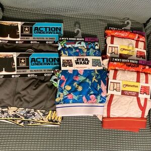 8 XL Disney Army Star Wars  Maruchan cup of noodles Boxer Briefs NWT Men